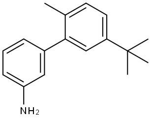 5'-(1,1-Dimethylethyl)-2'-methyl[1,1'-biphenyl]-3-amine Structure