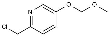 2-(chloromethyl)-5-(methoxymethoxy)pyridine Structure