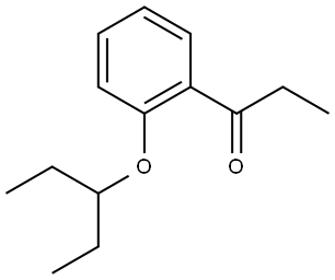 1-[2-(1-Ethylpropoxy)phenyl]-1-propanone Structure