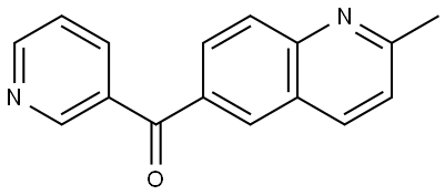 (2-Methyl-6-quinolinyl)-3-pyridinylmethanone Structure