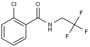 2-Chloro-N-(2,2,2-trifluoroethyl)benzamide Structure