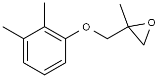 2-[(2,3-Dimethylphenoxy)methyl]-2-methyloxirane 구조식 이미지