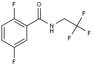 2,5-Difluoro-N-(2,2,2-trifluoroethyl)benzamide Structure