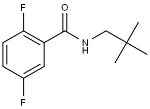 N-(2,2-Dimethylpropyl)-2,5-difluorobenzamide Structure