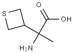 2-methyl-2-(thietan-3-yl)propanoic acid Structure