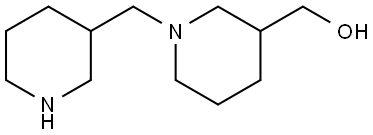 (1-(piperidin-3-ylmethyl)piperidin-3-yl)methanol Structure