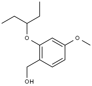 2-(1-Ethylpropoxy)-4-methoxybenzenemethanol Structure