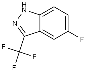 5-Fluoro-3-(trifluoromethyl)-1H-indazole Structure