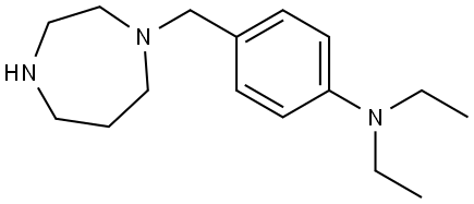 4-((1,4-diazepan-1-yl)methyl)-N,N-diethylaniline Structure