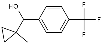 α-(1-Methylcyclopropyl)-4-(trifluoromethyl)benzenemethanol Structure