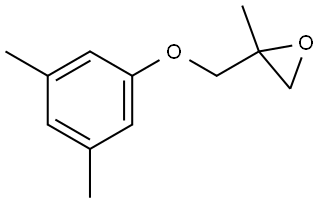 2-[(3,5-Dimethylphenoxy)methyl]-2-methyloxirane Structure