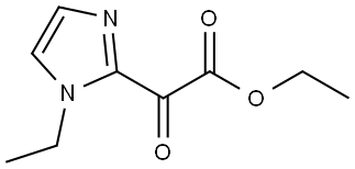 Ethyl 1-ethyl-α-oxo-1H-imidazole-2-acetate Structure