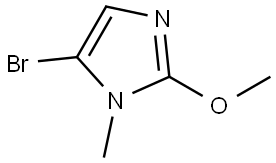 5-bromo-2-methoxy-1-methyl-1H-imidazole Structure