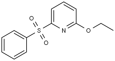 2-Ethoxy-6-(phenylsulfonyl)pyridine Structure