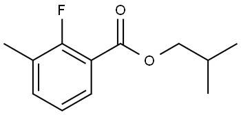 2-Methylpropyl 2-fluoro-3-methylbenzoate Structure