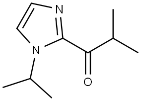 2-Methyl-1-[1-(1-methylethyl)-1H-imidazol-2-yl]-1-propanone Structure