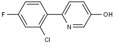 6-(2-Chloro-4-fluorophenyl)-3-pyridinol Structure