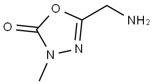 5-(Aminomethyl)-3-methyl-1,3,4-oxadiazol-2(3H)-one Structure