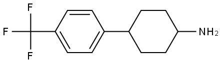 4-[4-(trifluoromethyl)phenyl]-cyclohexanamine Structure