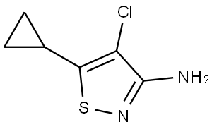 4-Chloro-5-cyclopropylisothiazol-3-amine Structure