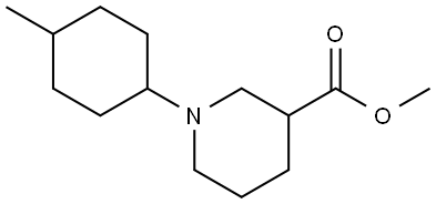 methyl 1-(4-methylcyclohexyl)piperidine-3-carboxylate Structure