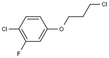 1-Chloro-4-(3-chloropropoxy)-2-fluorobenzene Structure