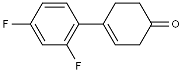 2',4'-difluoro-5,6-dihydro-[1,1'-biphenyl]-4(3H)-one Structure