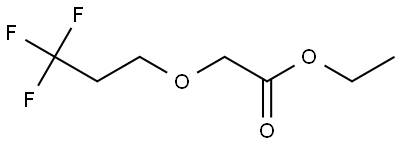 ethyl 2-(3,3,3-trifluoropropoxy)acetate Structure