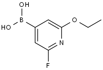 B-(2-Ethoxy-6-fluoro-4-pyridinyl)boronic acid Structure