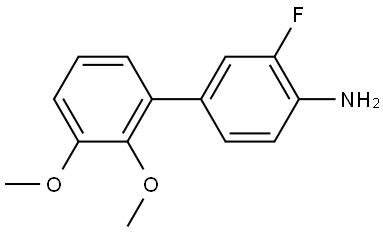 3-Fluoro-2',3'-dimethoxy[1,1'-biphenyl]-4-amine Structure