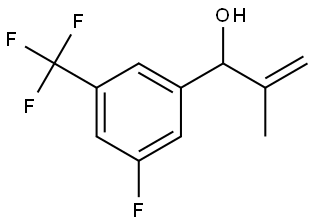 3-Fluoro-α-(1-methylethenyl)-5-(trifluoromethyl)benzenemethanol Structure