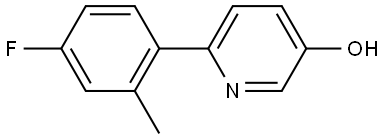 6-(4-Fluoro-2-methylphenyl)-3-pyridinol Structure