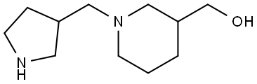 (1-(pyrrolidin-3-ylmethyl)piperidin-3-yl)methanol Structure