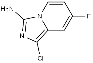 Imidazo[1,5-a]pyridin-3-amine, 1-chloro-7-fluoro- Structure