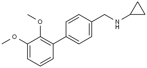 N-Cyclopropyl-2',3'-dimethoxy[1,1'-biphenyl]-4-methanamine Structure