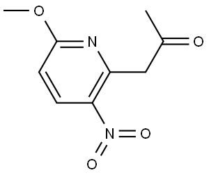 1-(6-Methoxy-3-nitropyridin-2-yl)propan-2-one Structure