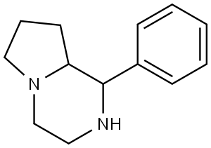 Octahydro-1-phenylpyrrolo[1,2-a]pyrazine Structure