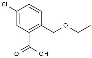 5-Chloro-2-(ethoxymethyl)benzoic acid Structure