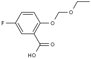 2-(ethoxymethoxy)-5-fluorobenzoic acid Structure