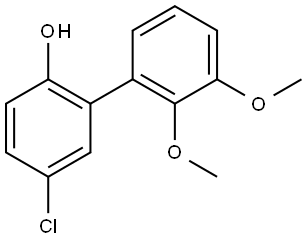 5-Chloro-2',3'-dimethoxy[1,1'-biphenyl]-2-ol Structure