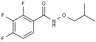 2,3,4-Trifluoro-N-(2-methylpropoxy)benzamide Structure