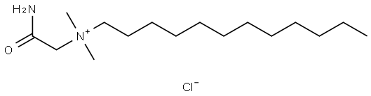 N-(2-Amino-2-oxoethyl)-N,N-dimethyldodecan-1-aminium chloride 구조식 이미지