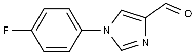 1-(4-fluorophenyl)-1H-imidazole-4-carbaldehyde Structure