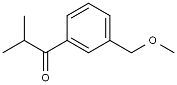 1-(3-(methoxymethyl)phenyl)-2-methylpropan-1-one Structure