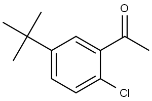 1-(5-(tert-butyl)-2-chlorophenyl)ethanone Structure