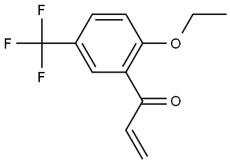 1-[2-Ethoxy-5-(trifluoromethyl)phenyl]-2-propen-1-one Structure