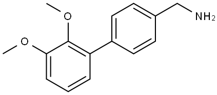 2',3'-Dimethoxy[1,1'-biphenyl]-4-methanamine Structure