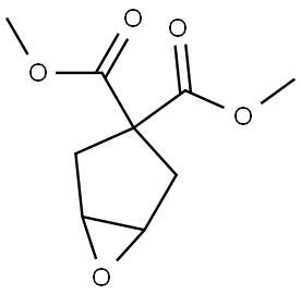 dimethyl 6-oxabicyclo[3.1.0]hexane-3,3-dicarboxylate Structure