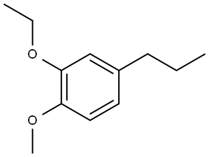 2-Ethoxy-1-methoxy-4-propylbenzene Structure