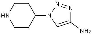 1-(piperidin-4-yl)-1H-1,2,3-triazol-4-amine Structure